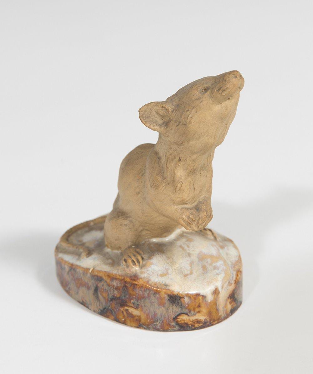 Charles Virion comparable auction result: charles virion france 1865 1946 rayon partially glazed and partially glazed ceramic presents signature of the artist and stamp of the manufacture