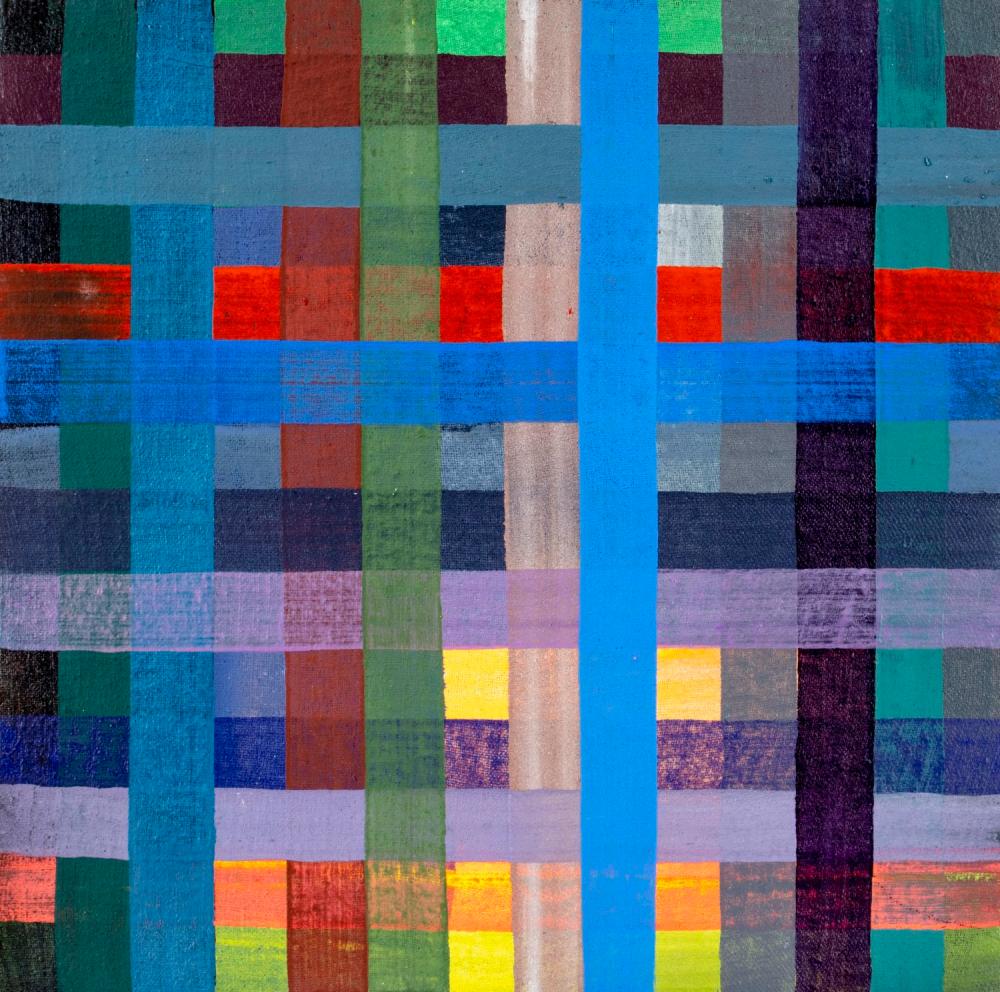 Gary Lang comparable auction result: gary lang ny ca b 1950 acrylic painting