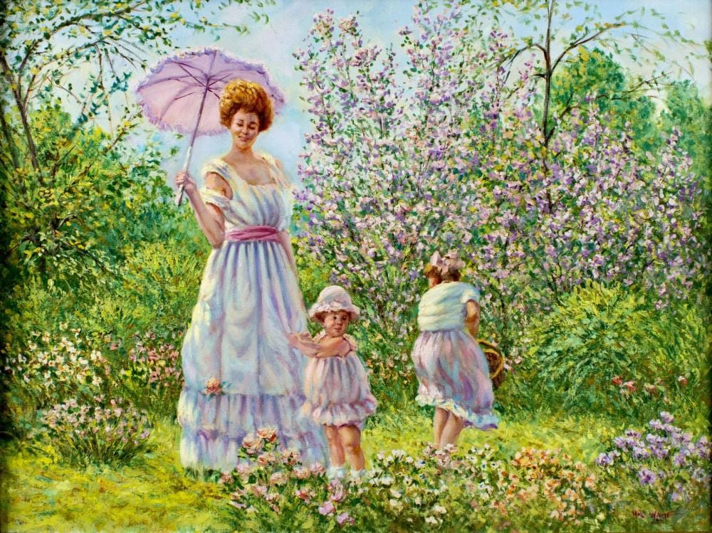 Harold Watt comparable auction result: harold watt ca 1925 oil painting