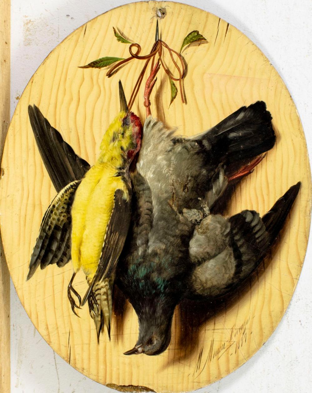 MICHELANGELO MEUCCI comparable auction result: michelangelo meucci italy 1840 1909 oil painting antique