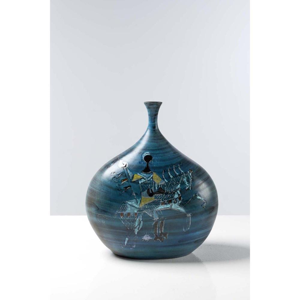 Jean de Lespinasse comparable auction result: jean de lespinasse 1896 1979 vase with horseman