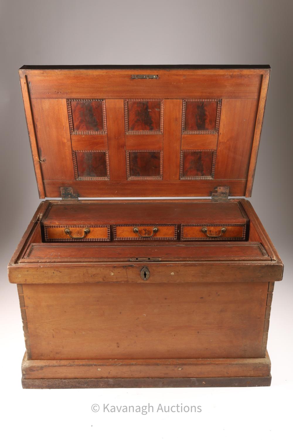 Auction comp thumbnail for Antique Carpenter's or Cabinetmaker's Tool Chest (Kavanagh Auctions, Lot 222)