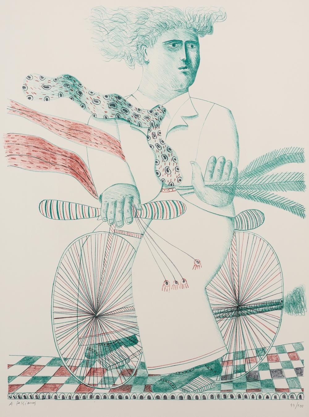 Alexander Robinson comparable auction result: alexandre alecos fassianos the biker