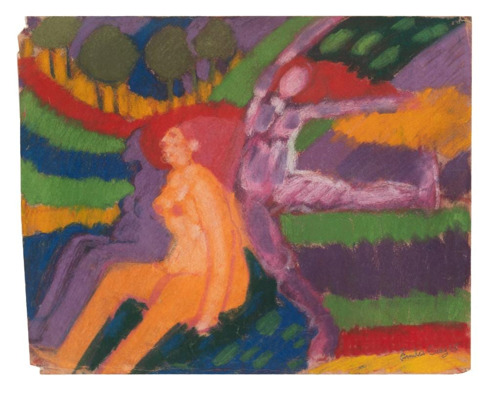 Emilio Cruz comparable auction result: emilio cruz american 1938 2004 untitled 1965