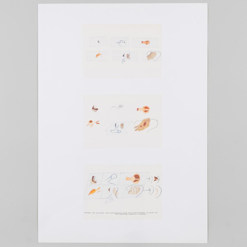 Rolf Winnewisser comparable auction result: rolf winnewisser b 1949 untitled and aus dem logbuch ikons two copies