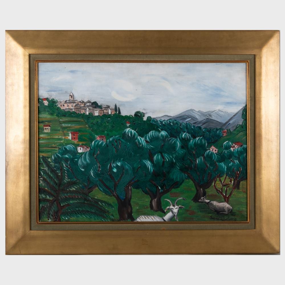 Suzanne Duchamp-Crotti comparable auction result: suzanne duchamp 1889 1963 paysage du mouzin