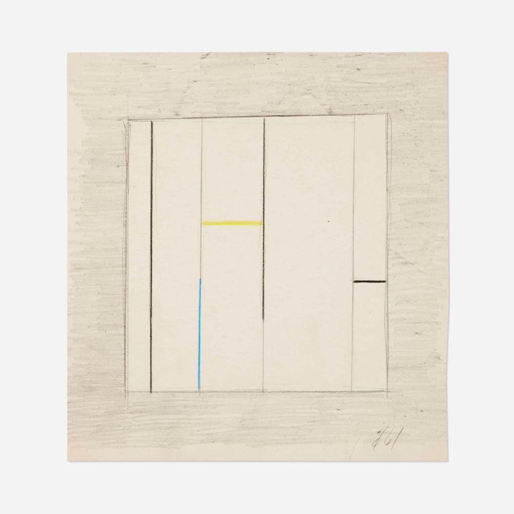 Burgoyne Diller comparable auction result: burgoyne diller untitled