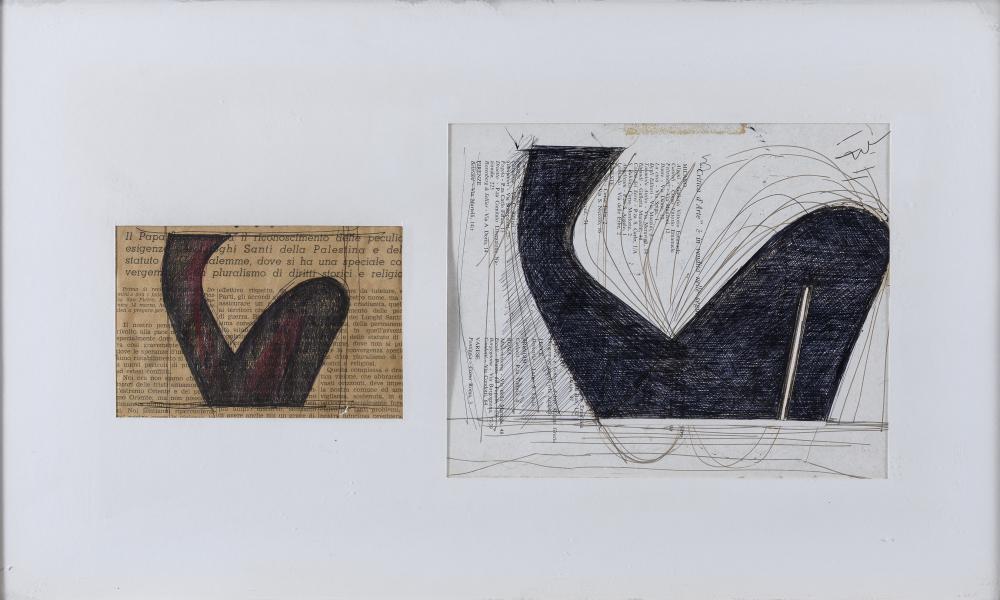Alberto Viani comparable auction result: two studies for sculpture by alberto viani