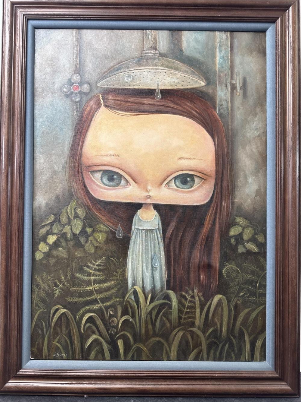 Paulina Gora comparable auction result: paulina gora the shower oil on canvas orig
