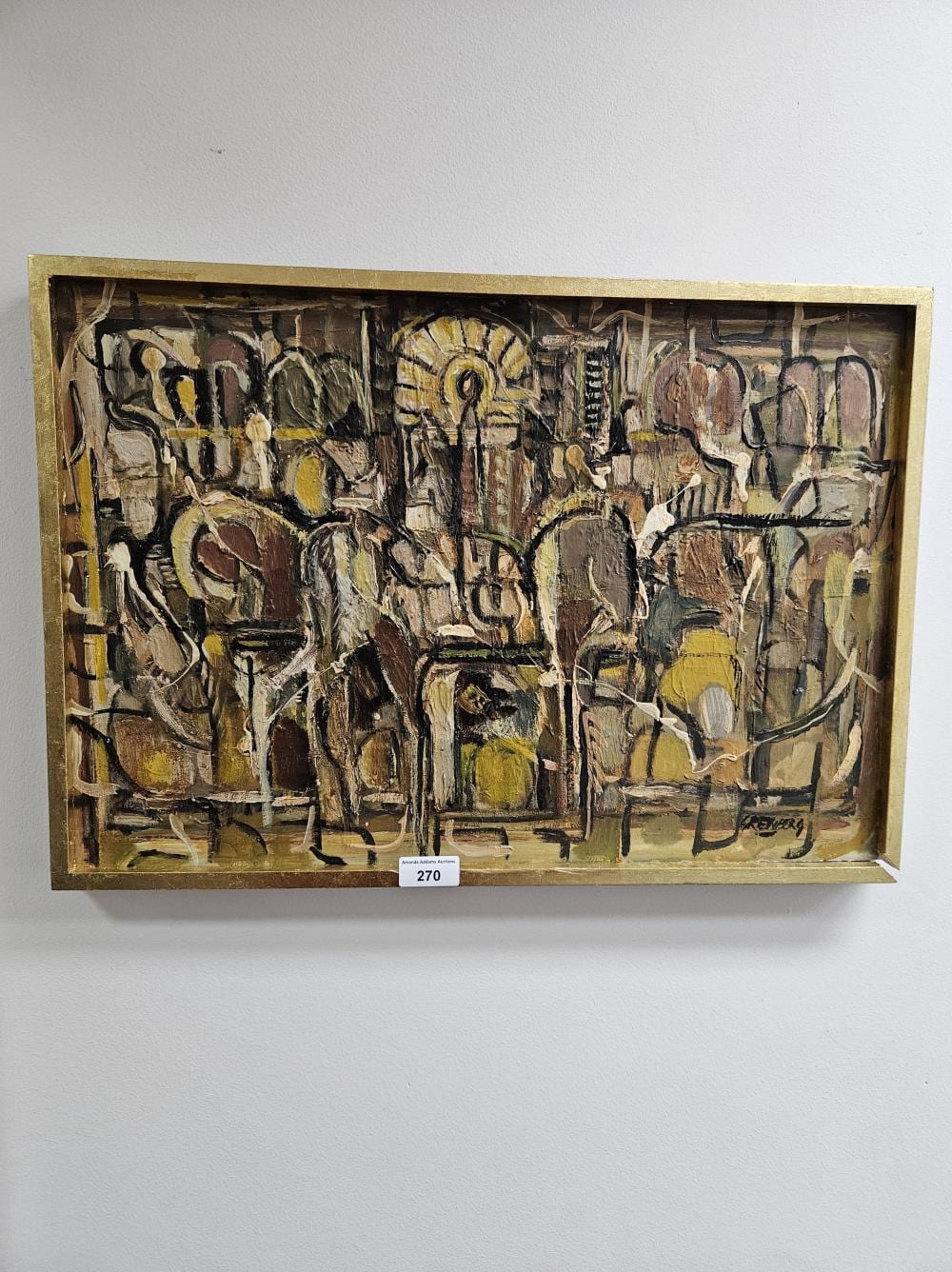 Joseph Greenberg comparable auction result: joseph greenberg australian 1923 2007 man on a