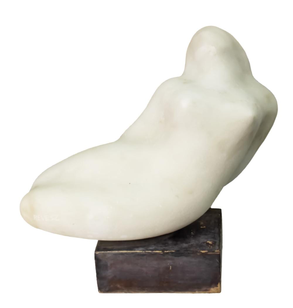 Andrei Revesz comparable auction result: andre revesz hungarian israeli 1912 1999 female torso marble sculpture