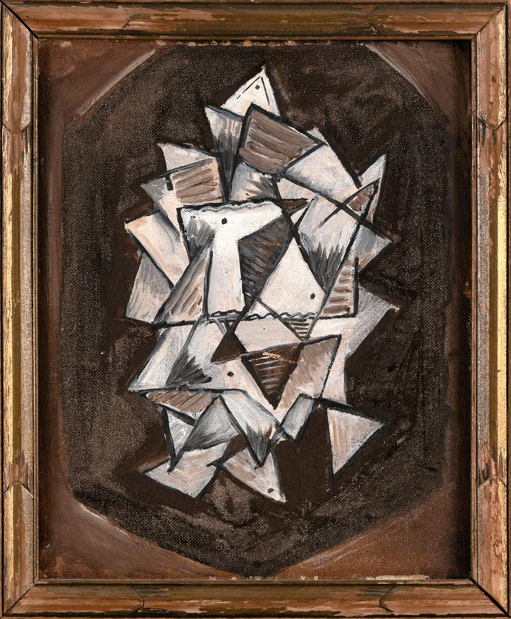 Lucy Brown l'Engle comparable auction result: lucy brown l engle new york massachusetts 1889 1978 four cubist horses oil on canvas board 8 x 10 framed 9 5 x 11