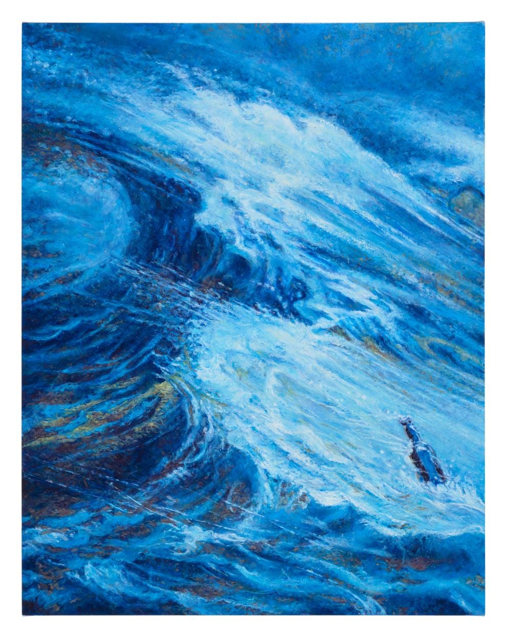 Dan Colen comparable auction result: dan colen b 1979 help oil on canvas 25 x 19 in 63 5 x 49 5 cm