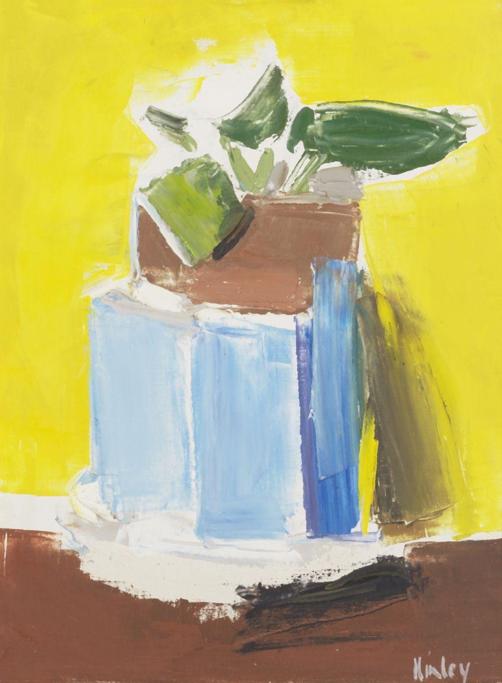 Peter Kinley comparable auction result: peter kinley british 1926 1988 plant painted in 1960