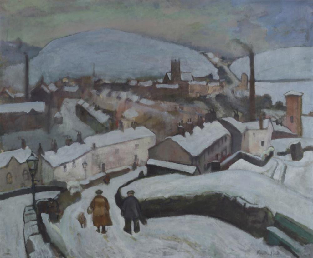 Harry Rutherford comparable auction result: harry rutherford british 1903 1985 winter landscape mossley