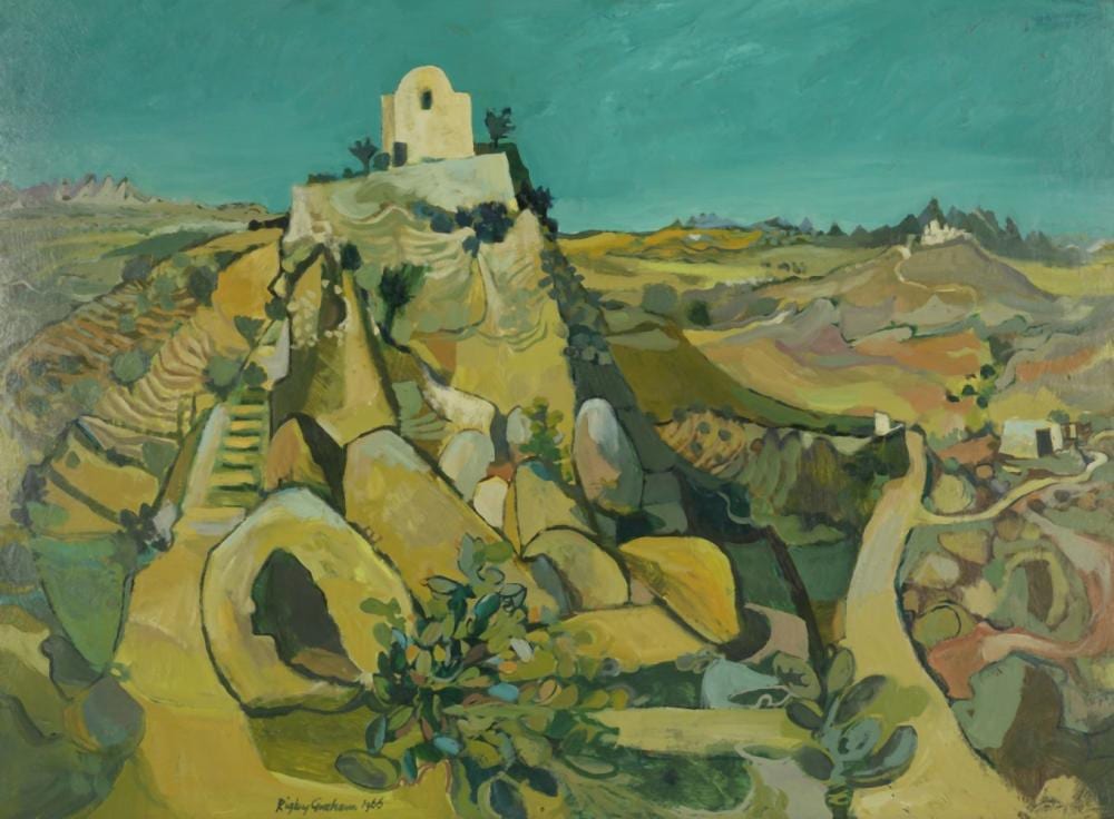 Rigby Graham comparable auction result: rigby graham british 1931 2015 landscape crete