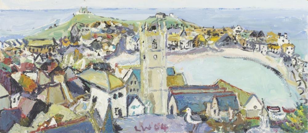 Linda Weir comparable auction result: linda weir british born 1951 st ives harbour together with a further oil on card laid on board summer dreams by the same hand 2