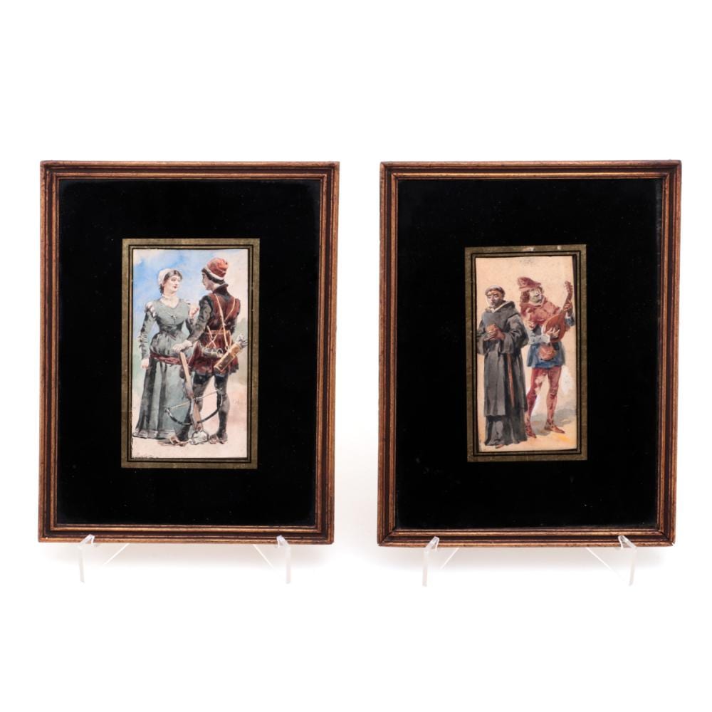 Alfredo Roque Gameiro comparable auction result: alfredo roque gameiro 1864 1935 middle age figures