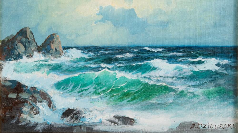 Alex Dzigurski comparable auction result: alex dzigurski serbian american 1911 1995