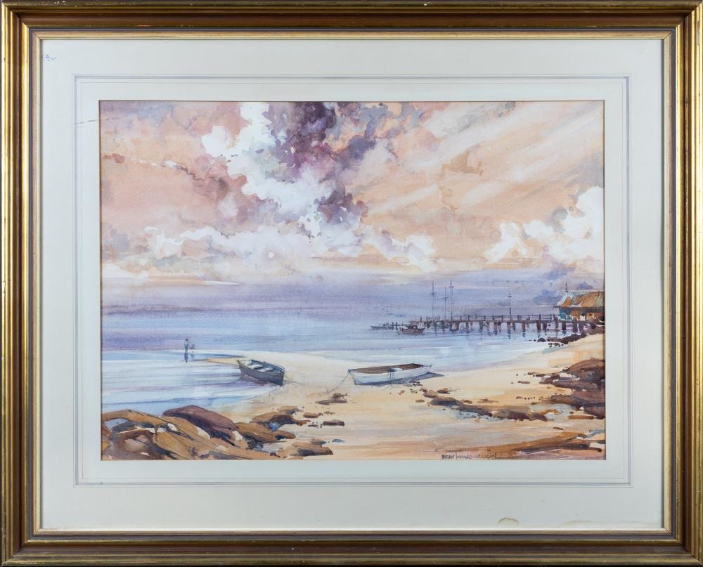 Brian James Gilligan comparable auction result: brian james gilligan 1930 1990 at low tide