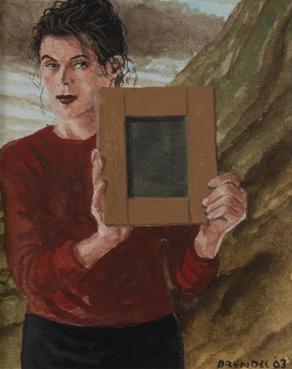 Graeme Drendel comparable auction result: graeme drendel born 1953 model with painting 2003