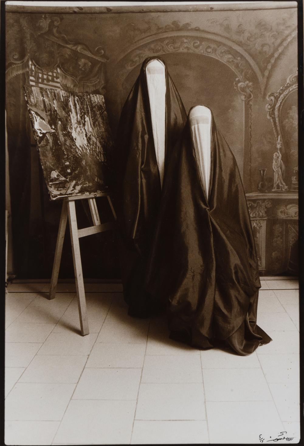 Shadi Ghadirian comparable auction result: shadi ghadirian iran 1974 untitled from the series qajar