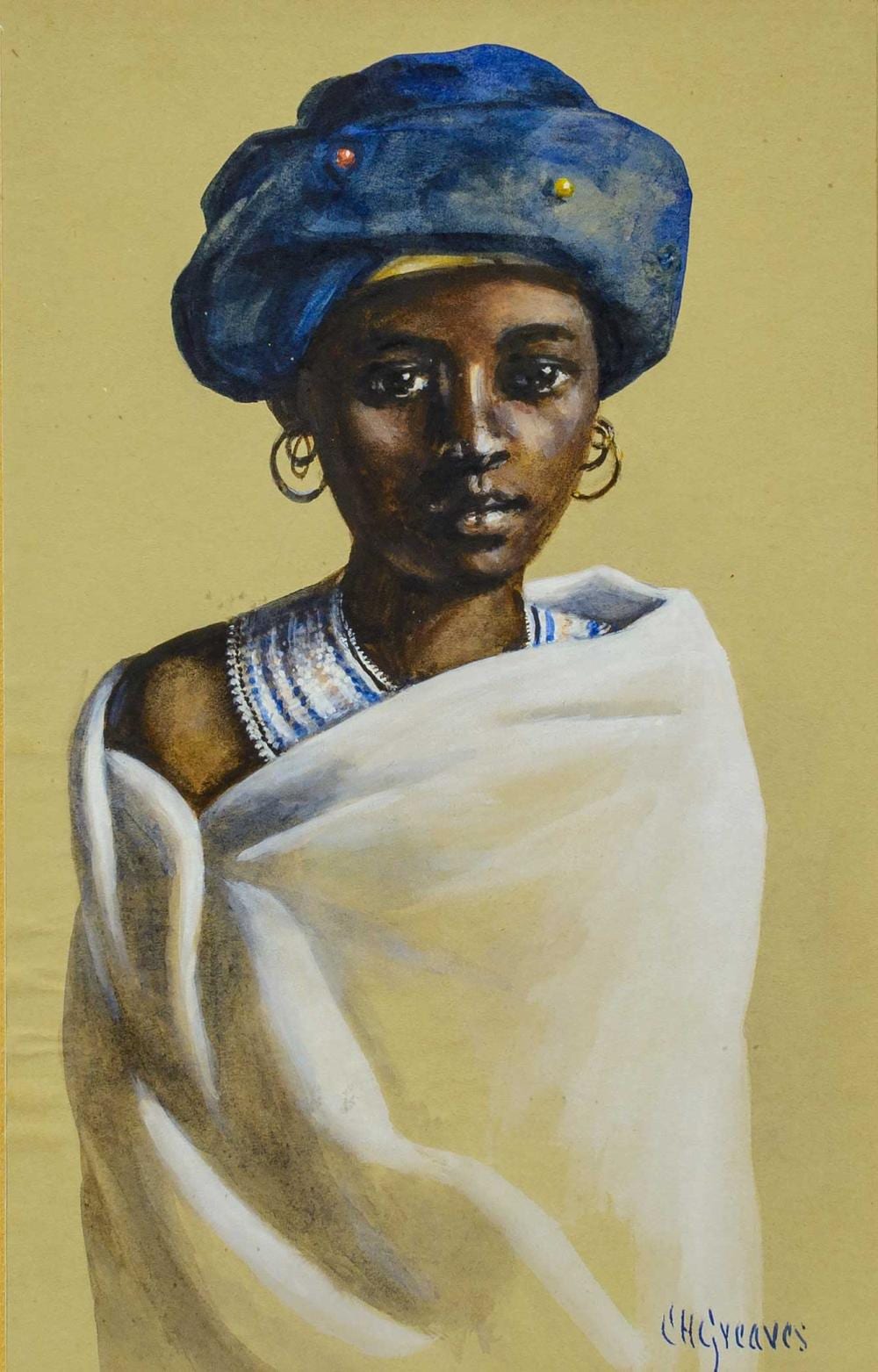 Constance H. Greaves comparable auction result: constance h greaves sa 1882 1966 watercolour portrait of a xhosa girl signed 26 x 17