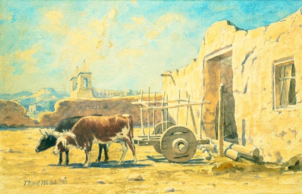 thaddeus welch 1844 1919 southwestern painting · Amelia Jeffers · 2024-07-27 Thaddeus Welch comparable auction result: thaddeus welch 1844 1919 southwestern painting