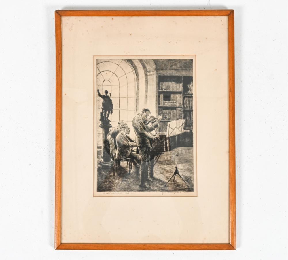 Grant Tyson Reynard comparable auction result: grant tyson reynard 1887 1968 etching