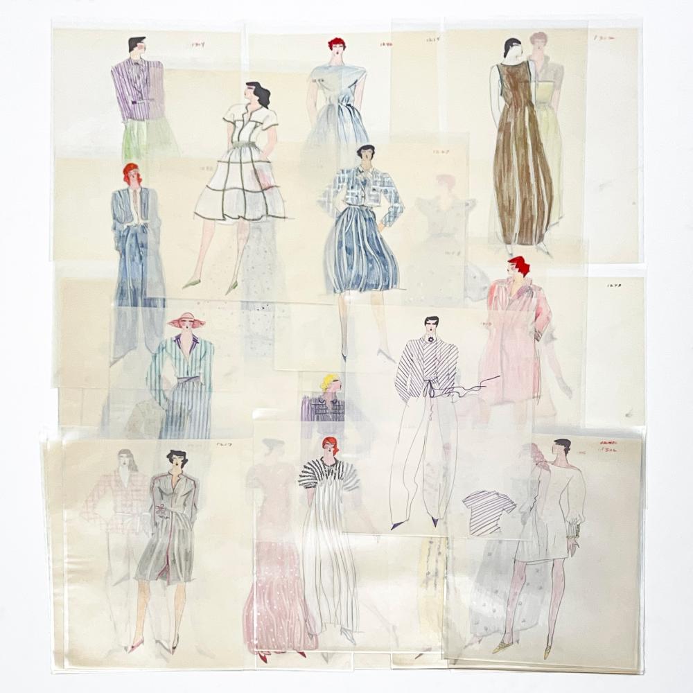 Sven Jesper Nyeboe comparable auction result: jesper nyeboe 50 illustrations for geoffrey beene