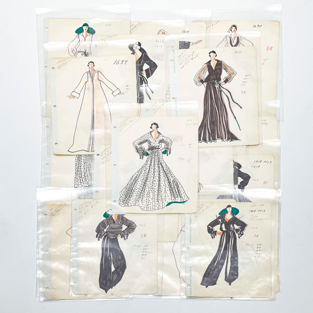 Sven Jesper Nyeboe comparable auction result: jesper nyeboe 25 illustrations for geoffrey beene