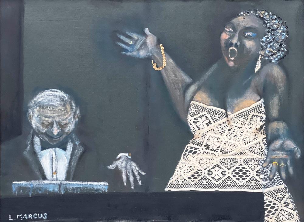 Leon Marcus comparable auction result: leon marcus jazz singer and her pianist