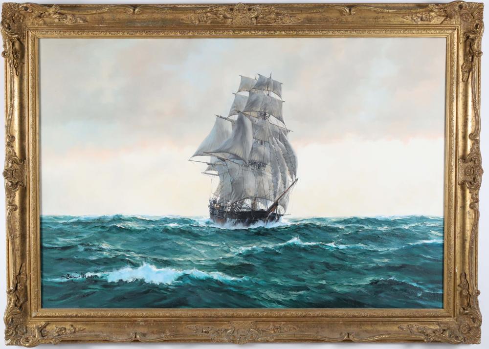 barry mason oil on canvas mckays staghound · Rafael Osona Auctions · 2024-08-04 Barry Mason comparable auction result: barry mason oil on canvas mckays staghound