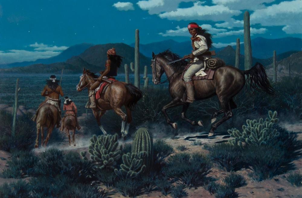 david nordahl night riders · Scottsdale Art Auction, LLC · 2024-08-03 David Nordahl comparable auction result: david nordahl night riders