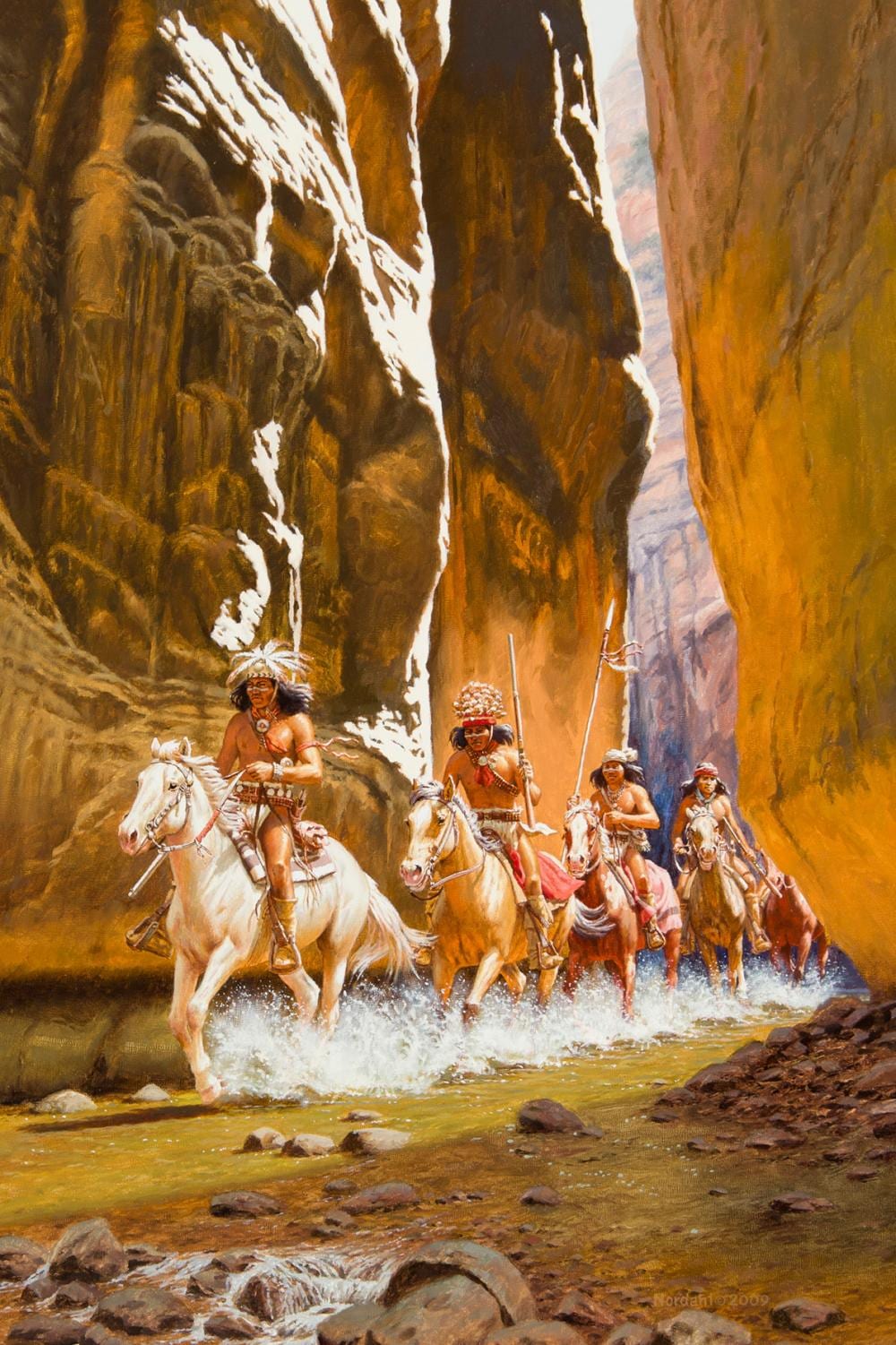 david nordahl narrow canyon · Scottsdale Art Auction, LLC · 2024-08-03 David Nordahl comparable auction result: david nordahl narrow canyon