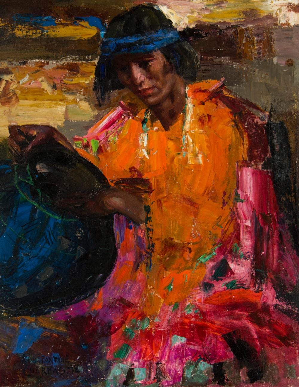 Constantine Cherkas comparable auction result: constantine cherkas taos indian
