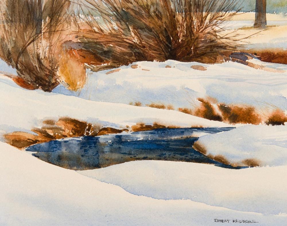 robert knudson a quiet place on the creek · Scottsdale Art Auction, LLC · 2024-08-03 Robert Knudson comparable auction result: robert knudson a quiet place on the creek