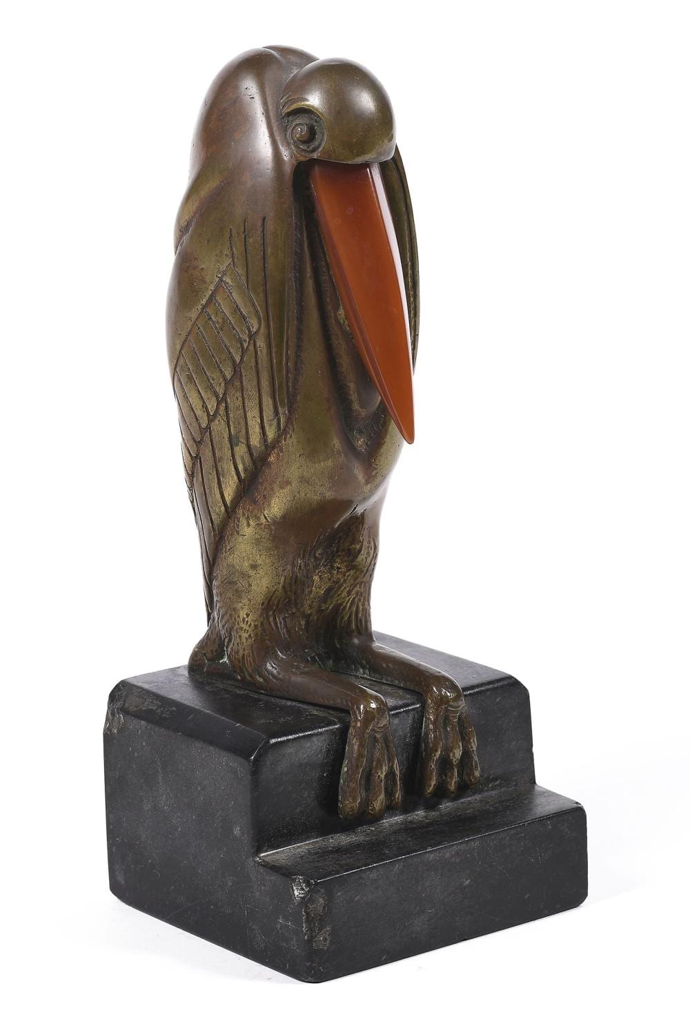Juan Arechalde Joalde comparable auction result: figura realizada en bronce con base de m rmol repr
