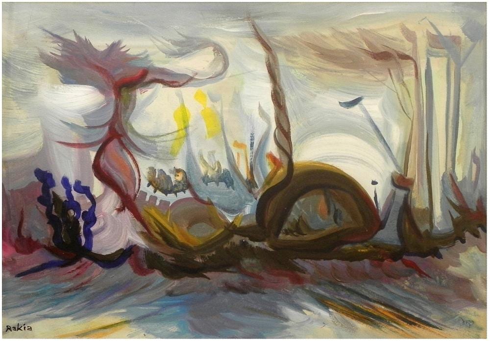 david rakia israeli b austria 1928 2012 · Yair Art Gallery · 2024-07-20 David Rakia comparable auction result: david rakia israeli b austria 1928 2012