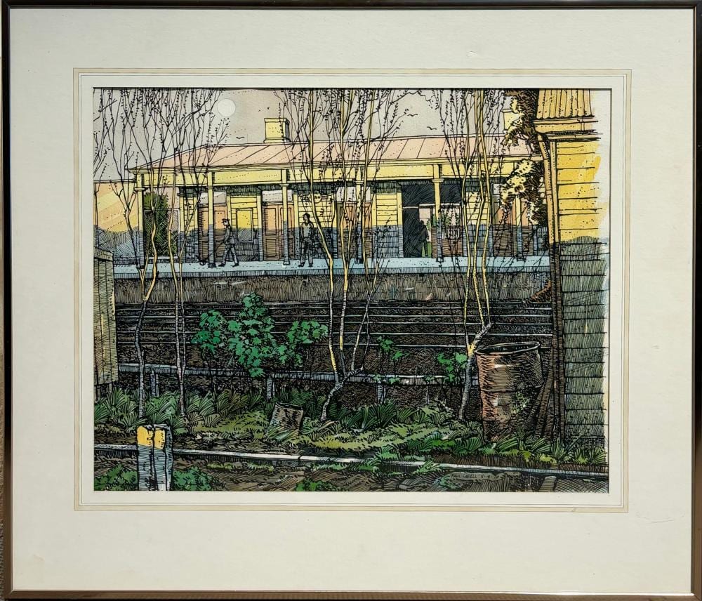 paul cavell 1946 australia williamstown railway station · Colville Auctions · 2024-08-06 Paul Cavell comparable auction result: paul cavell 1946 australia williamstown railway station