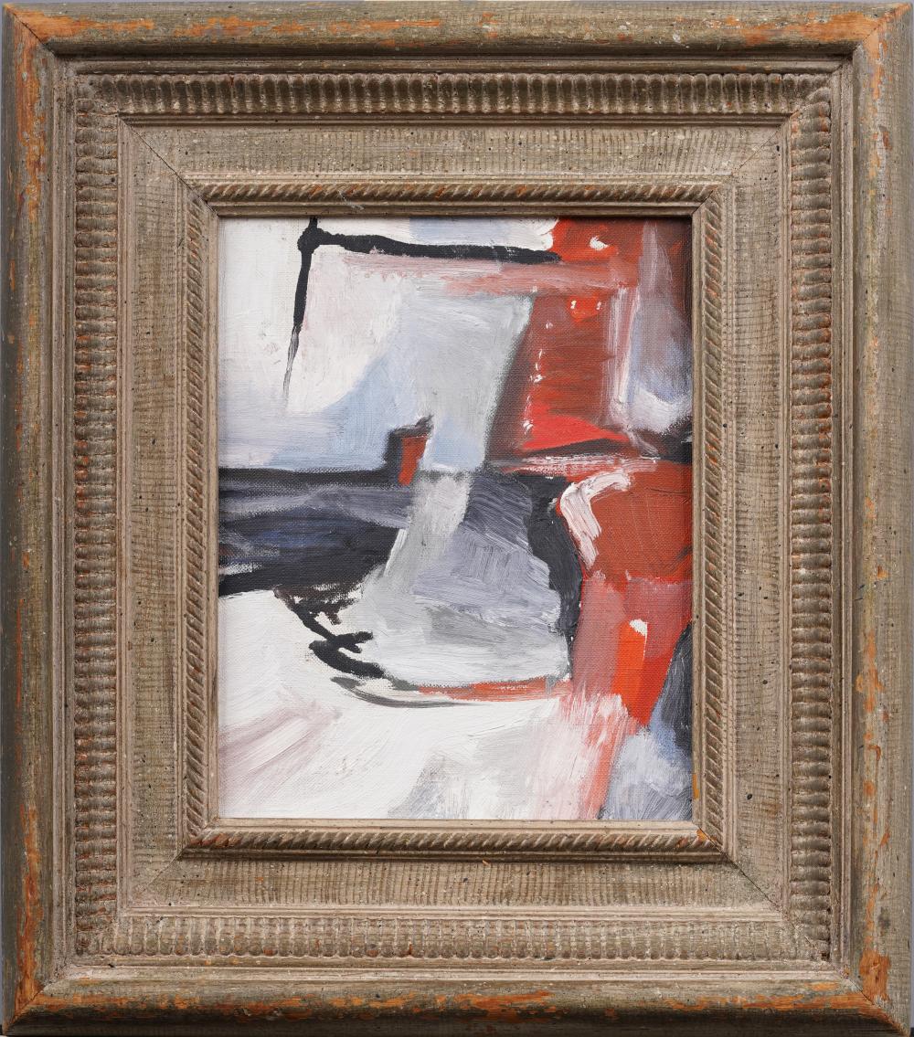 Jack Tworkov (1900 - 1982) Vintage American Abstract Expressionist Framed Original Oil Painting sold by Curated Gallery Auctions, lot 124 — auction record photograph