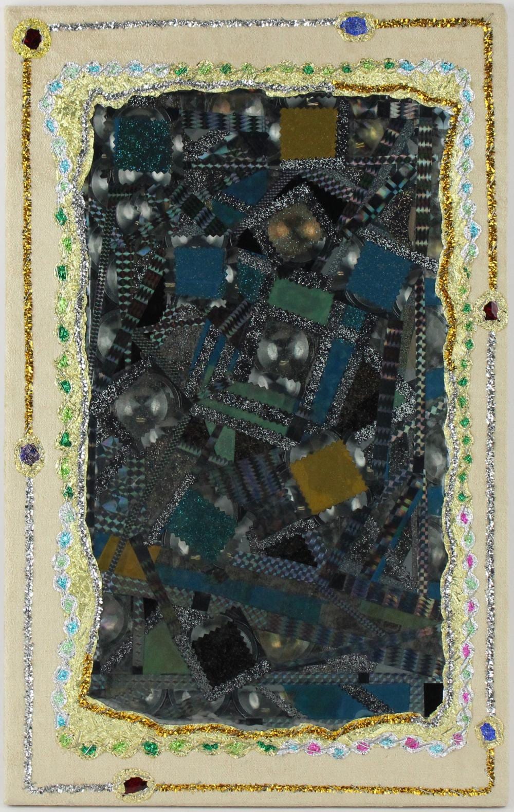 Thomas Lanigan-Schmidt comparable auction result: thomas lanigan schmidt american 1948 sky port of desire mixed media on panel