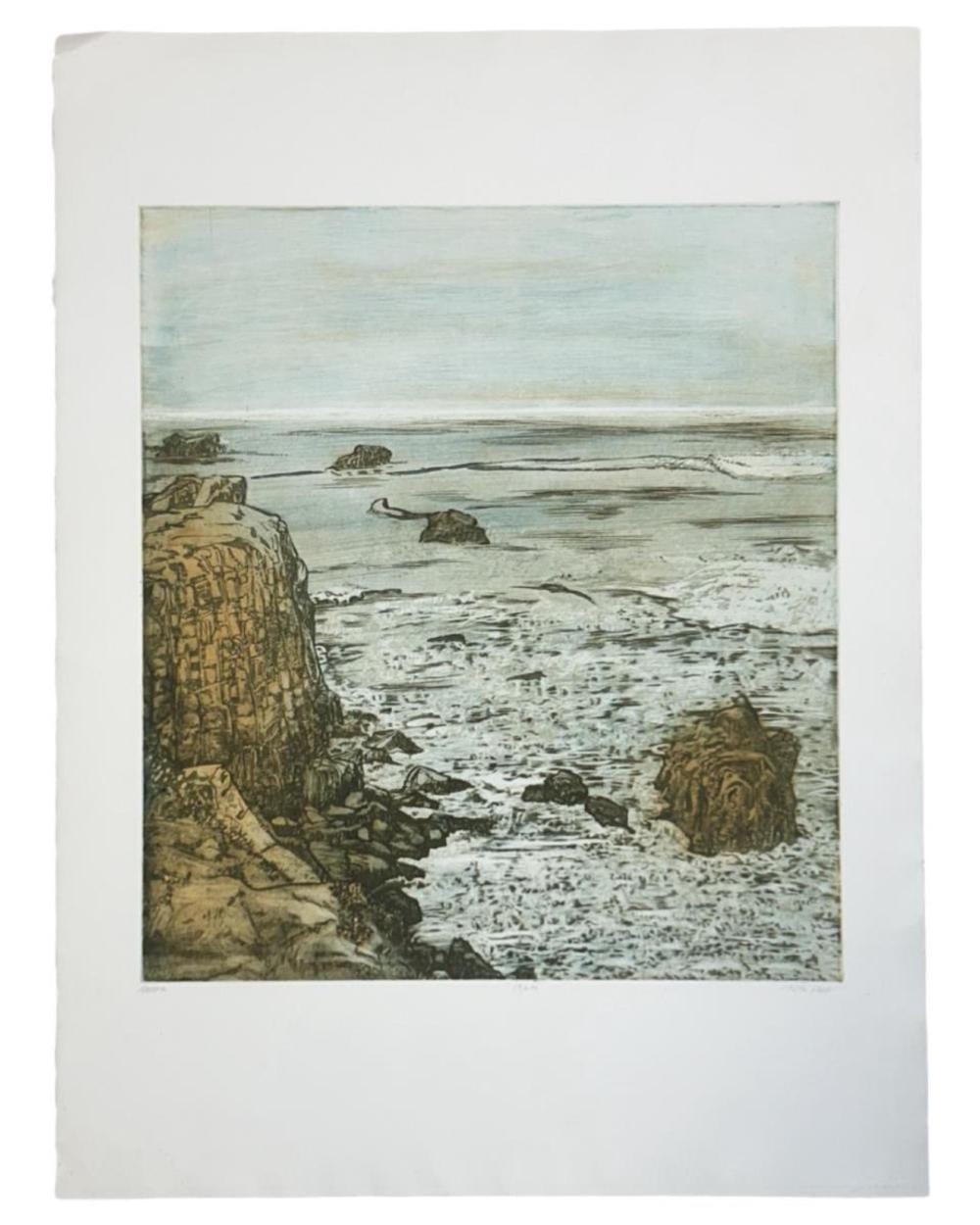 Ruth Leaf comparable auction result: signed ruth leaf pacific lithograph