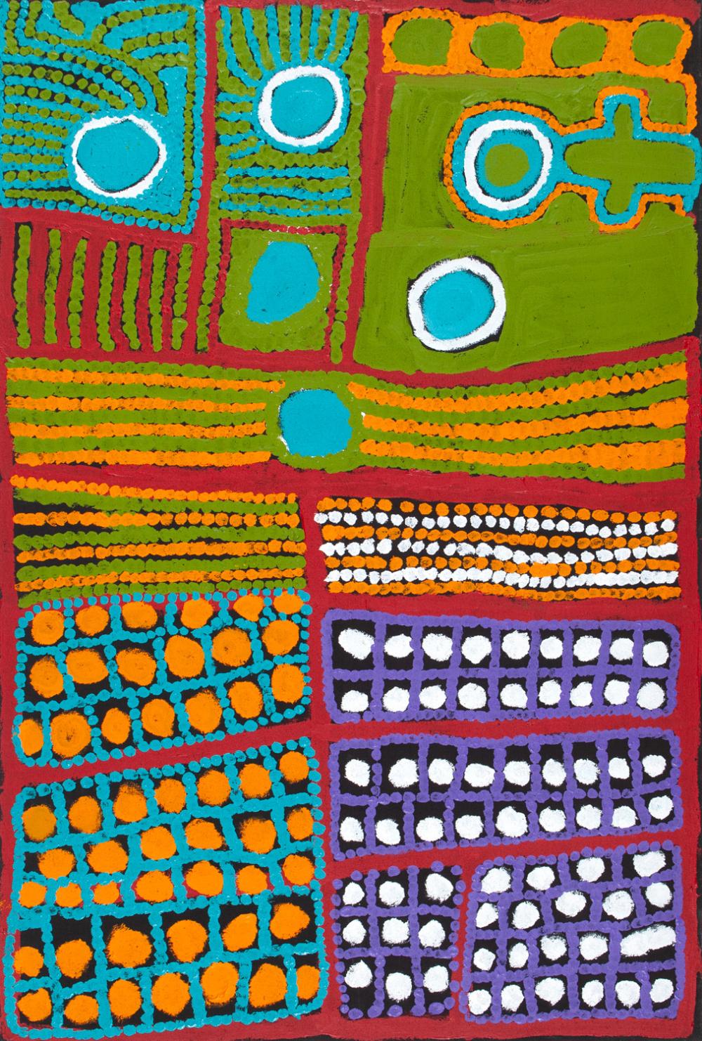 Weaver Jack comparable auction result: weaver jack untitled 2008 acrylic on linen