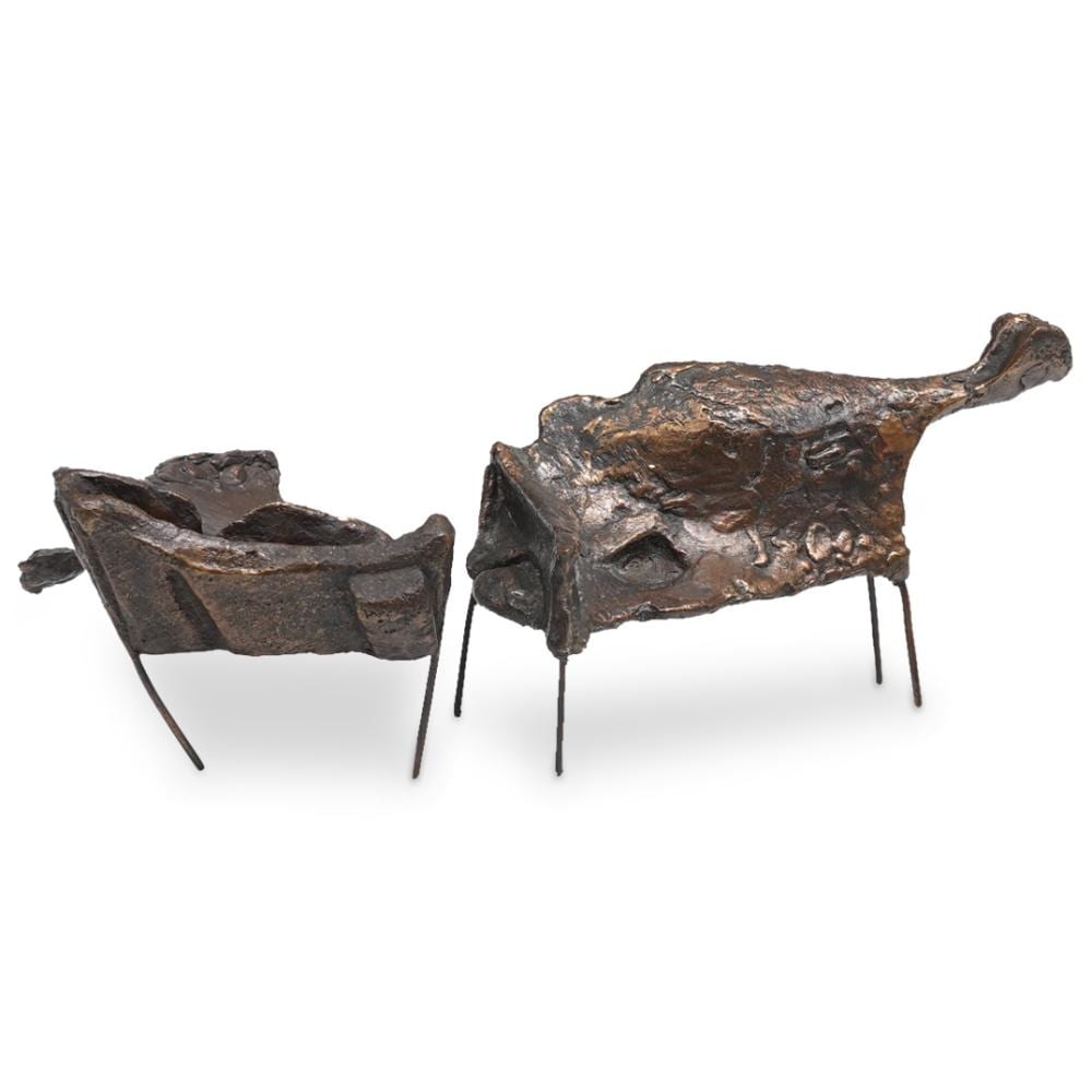 itzhak danziger sheep of the negev bronze · Akiba Galleries · 2024-08-06 Itzhak Danziger comparable auction result: itzhak danziger sheep of the negev bronze