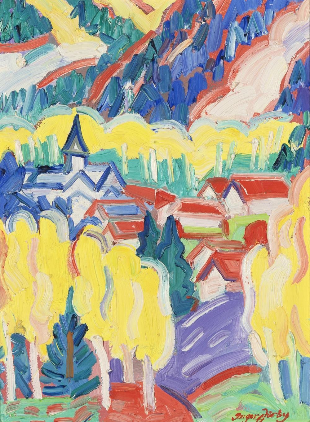 Inger Jirby comparable auction result: inger jirby taos ski valley ii 2003