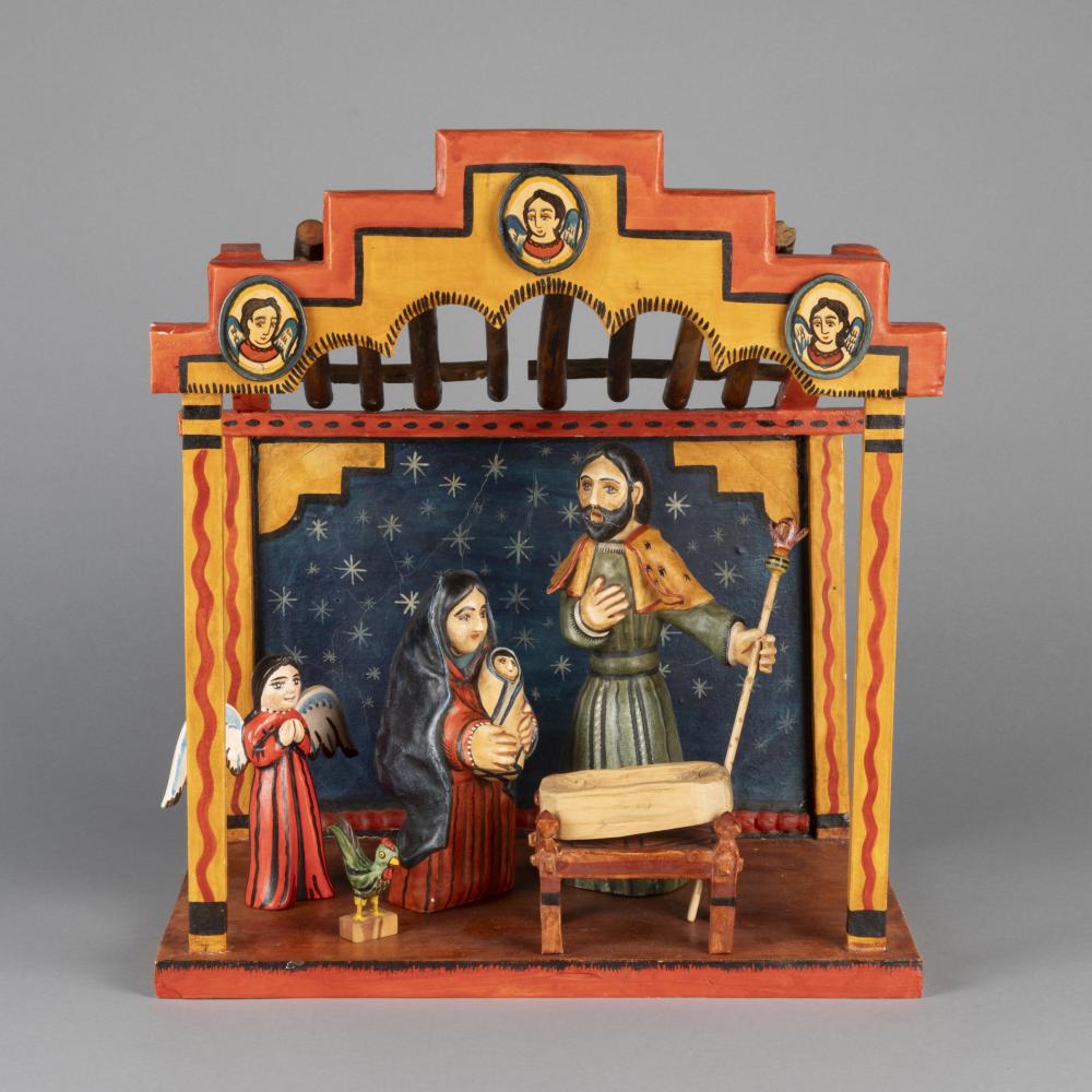 charles m carrillo nacimiento nicho ca 1992 · Santa Fe Art Auction · 2024-07-25 Charles M. Carillo comparable auction result: charles m carrillo nacimiento nicho ca 1992