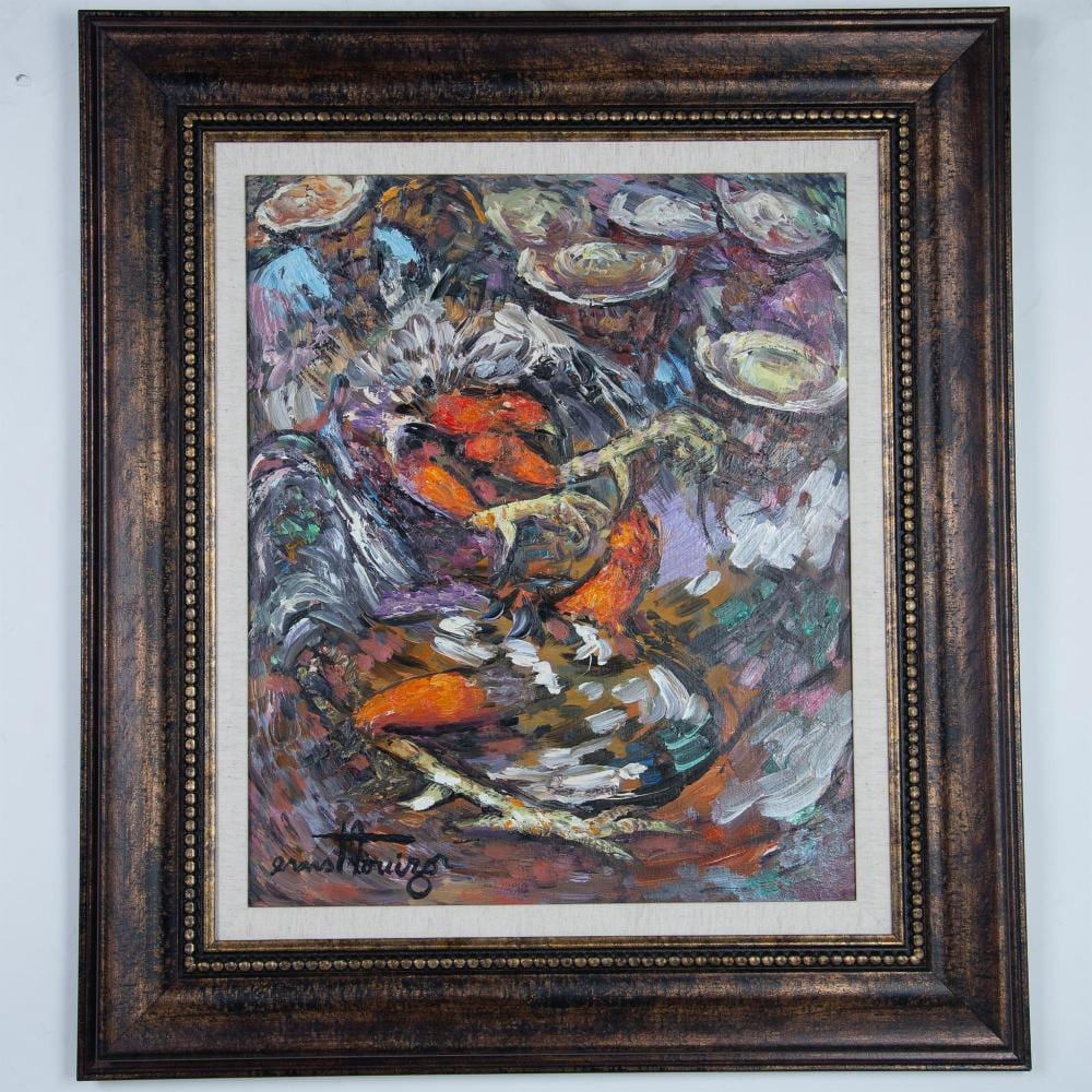 Ernst Louizor comparable auction result: ernst louizor original haitian oil on canvas signed