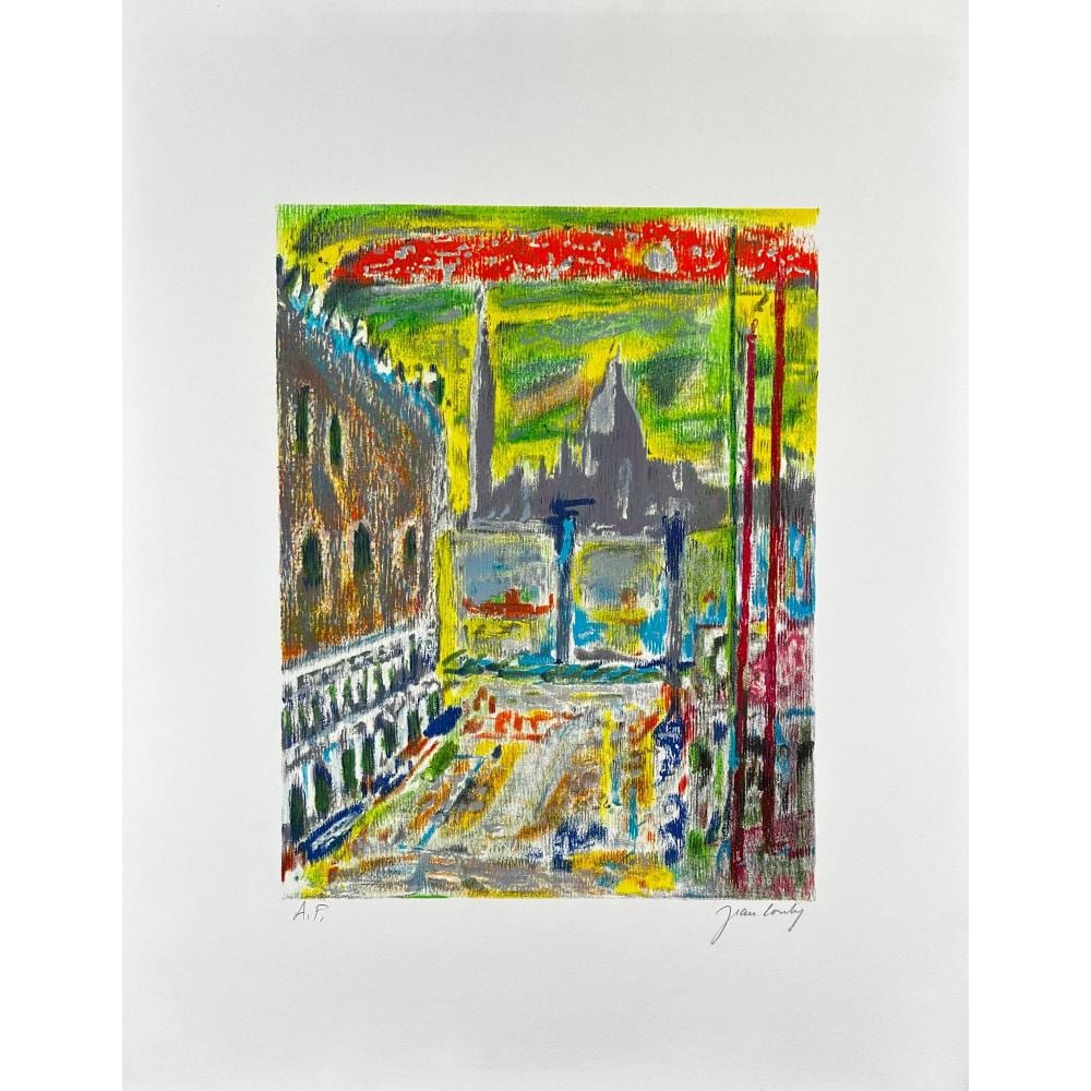Jean Couty comparable auction result: jean couty france 1907 1991 lithograph venise signed