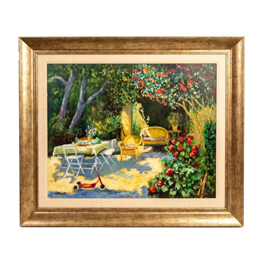 Alfred Persia comparable auction result: alfred persia original impressionist oil on canvas signed